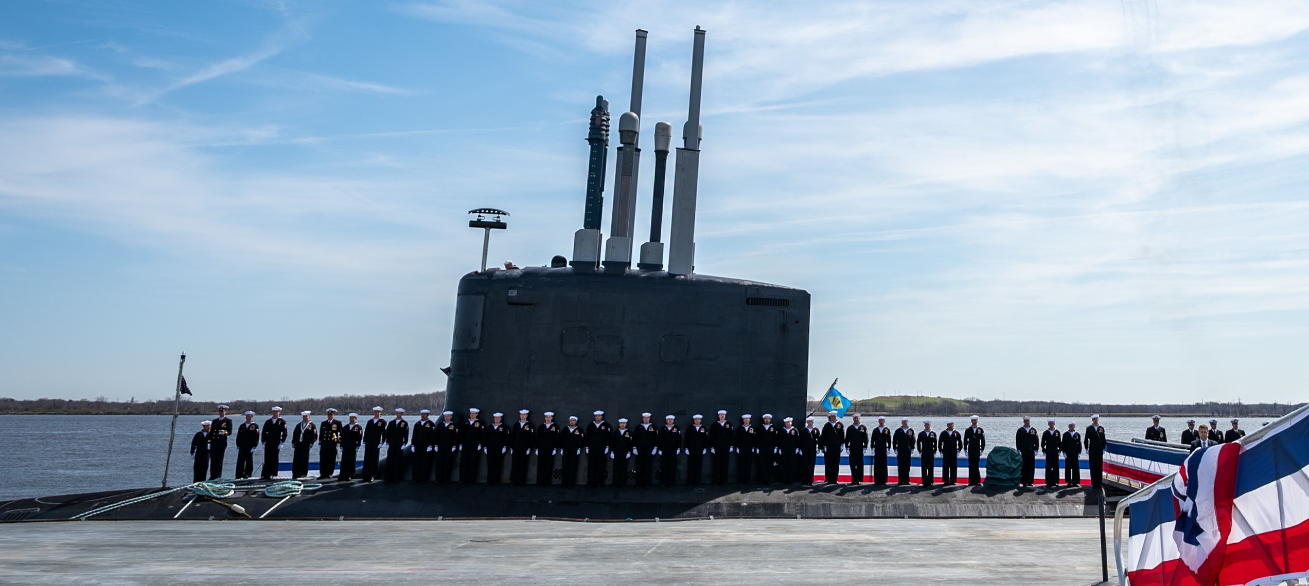 ssn-791 uss delaware virginia class attack submarine us navy commissioning 25