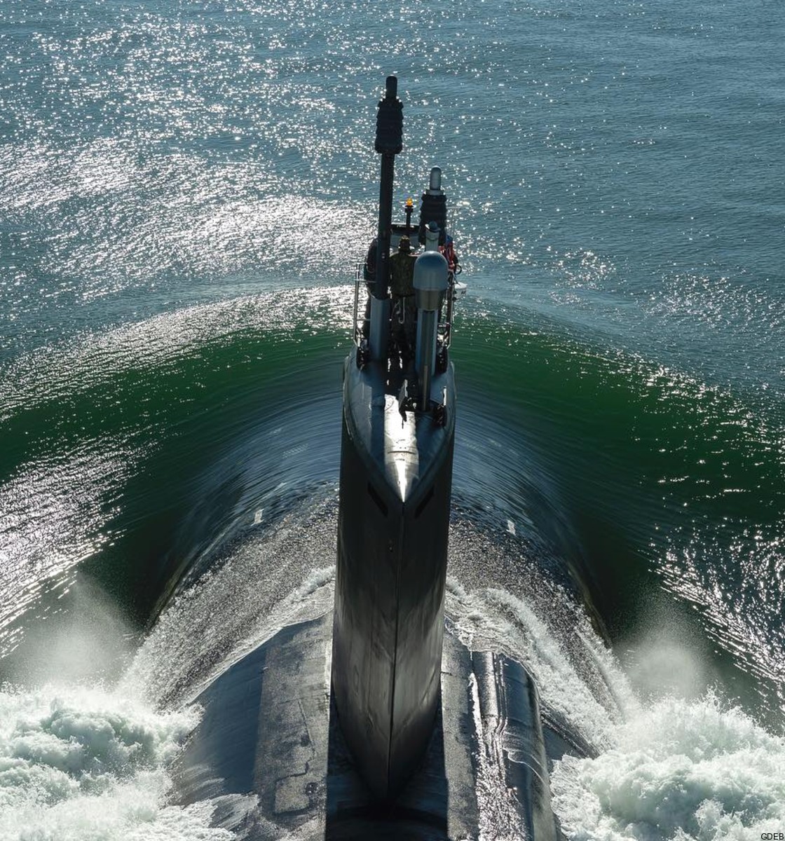 ssn-792 uss vermont virginia class attack submarine us navy sea trials 16