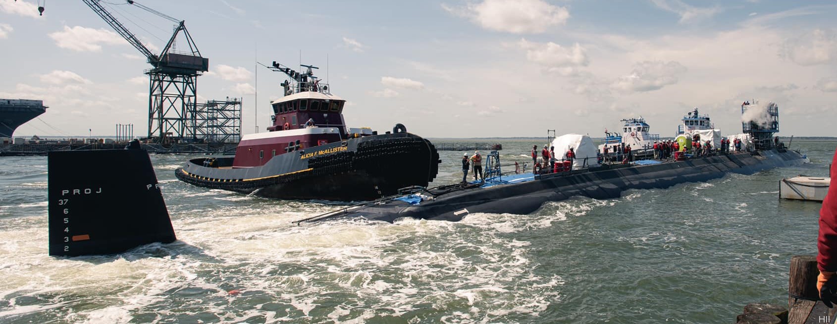 ssn-796 uss new jersey virginia class attack submarine us navy launching 07