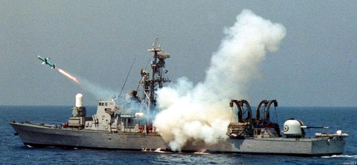 iai gabriel ssm anti-ship missile israel aerospace industries navy sa'ar facm 09