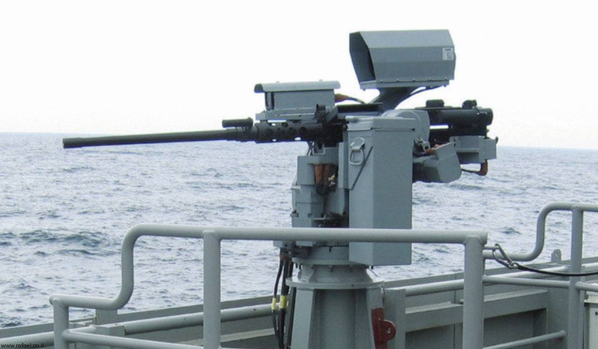 rafael mini typhoon naval weapon station nws 02 12.7 mm caliber .50