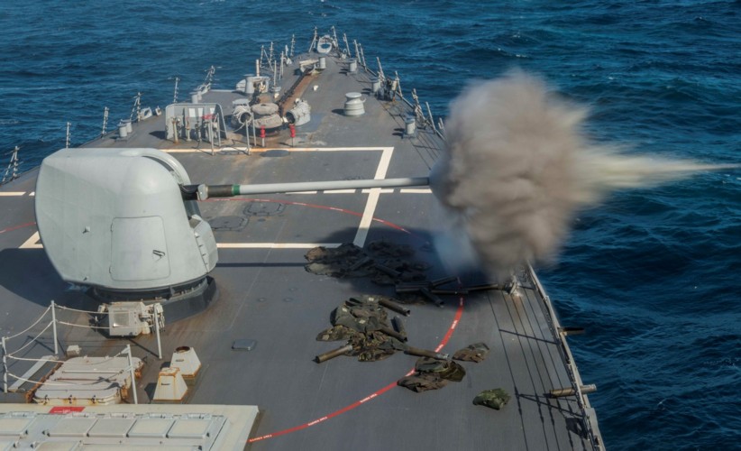 naval weapon systems guns