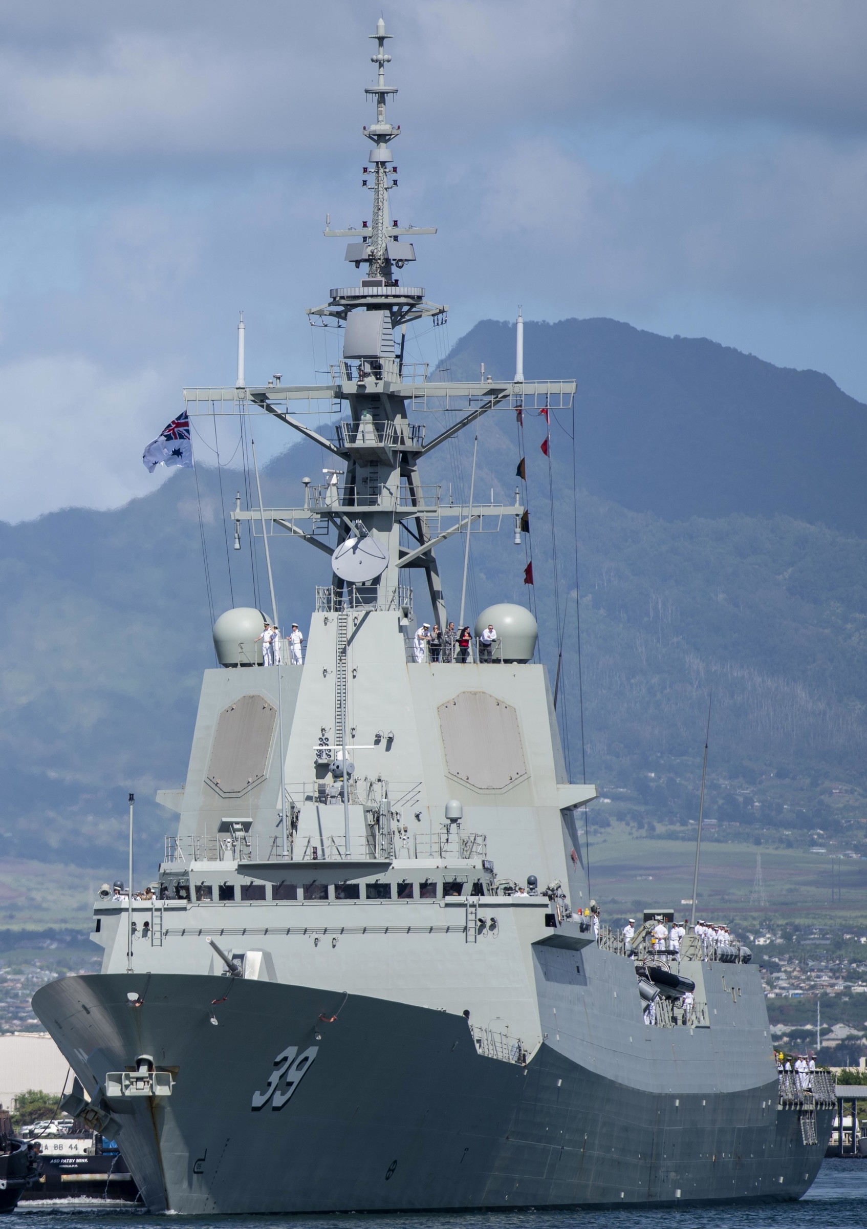 hmas hobart ddgh-39 guided missile destroyer royal australian navy rimpac hawaii 04