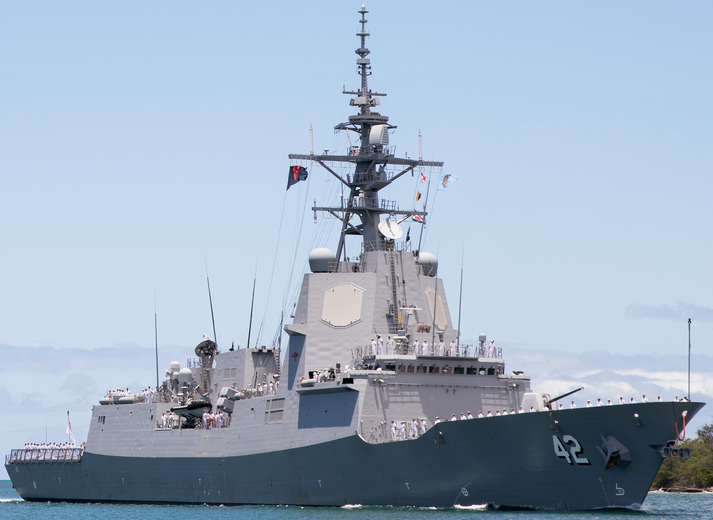 hmas sydney ddgh-42 hobart class guided missile destroyer royal australian navy 41