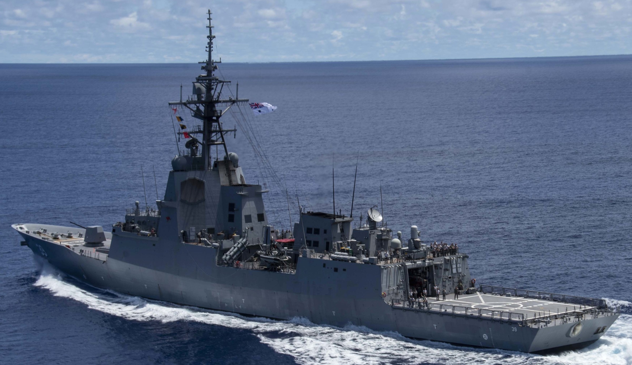 ddgh 39 hmas hobart class guided missile destroyer royal australian navy 05