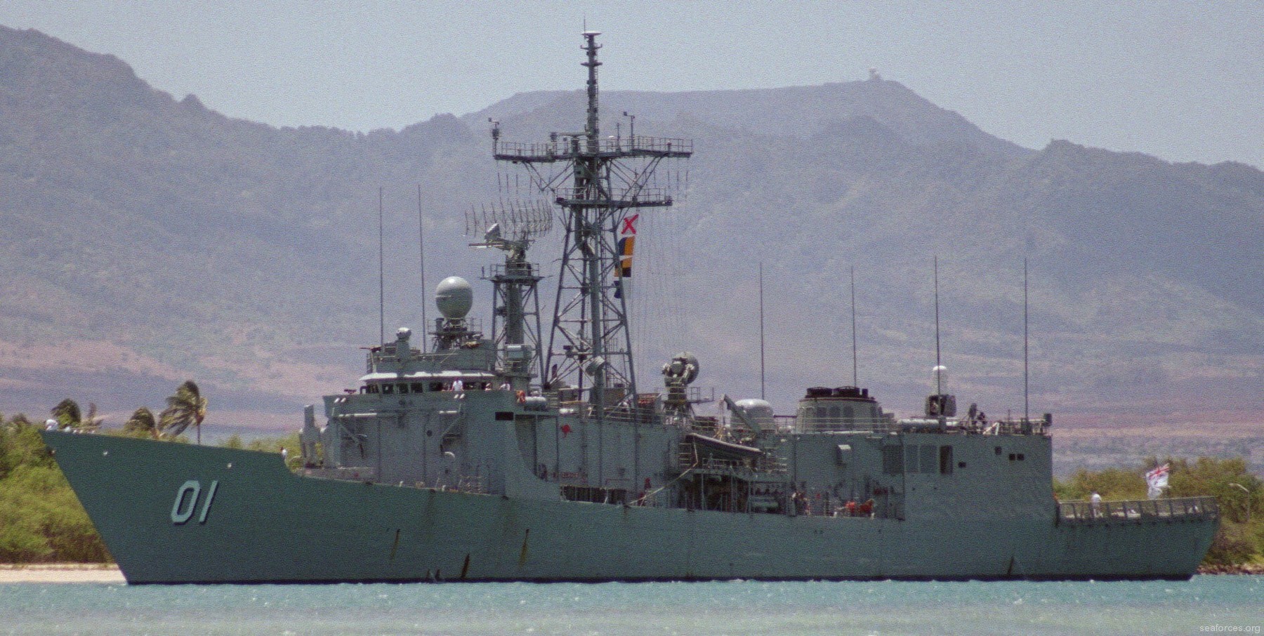 ffg-01 hmas adelaide guided missile frigate royal australian navy 2000 03 pearl harbor hawaii