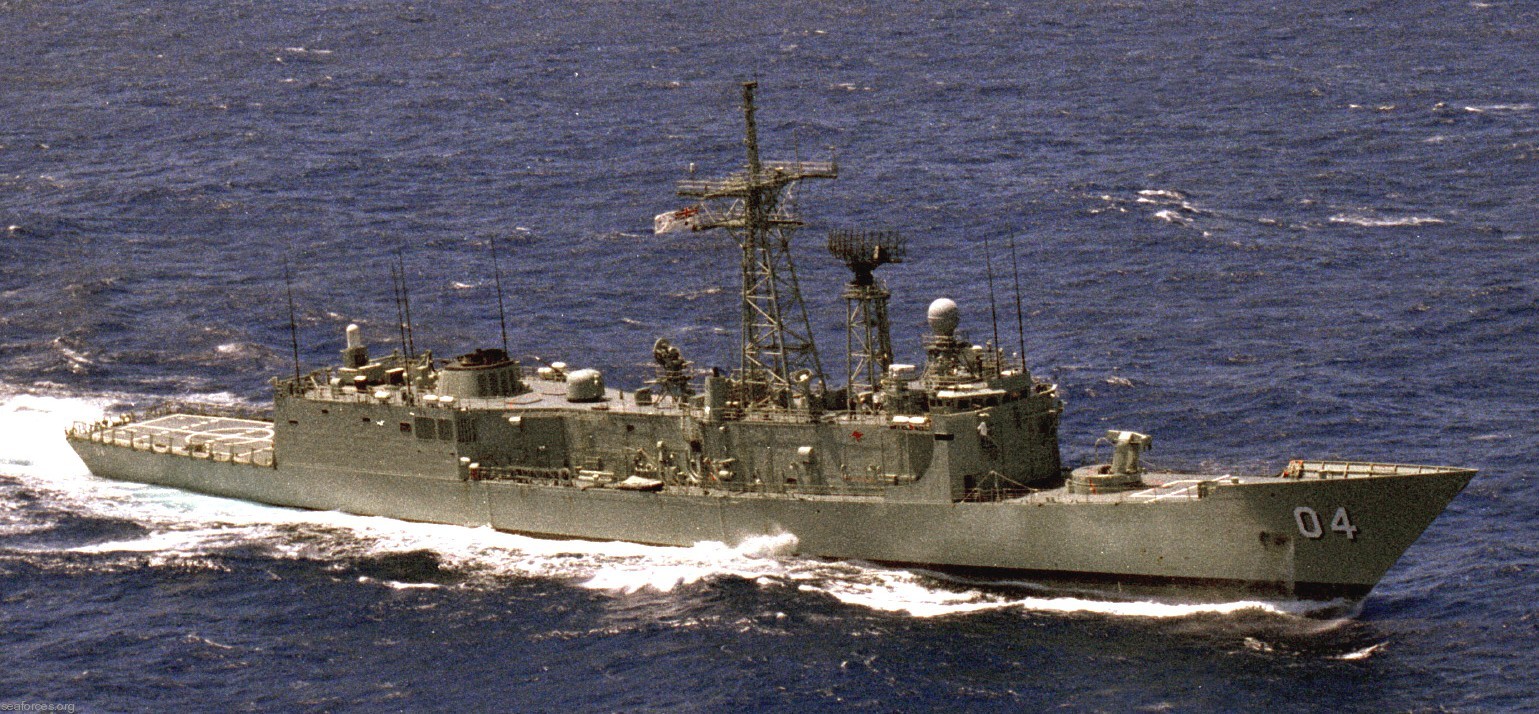ffg-04 hmas darwin adelaide class frigate royal australian navy 1986 26 exercise rimpac
