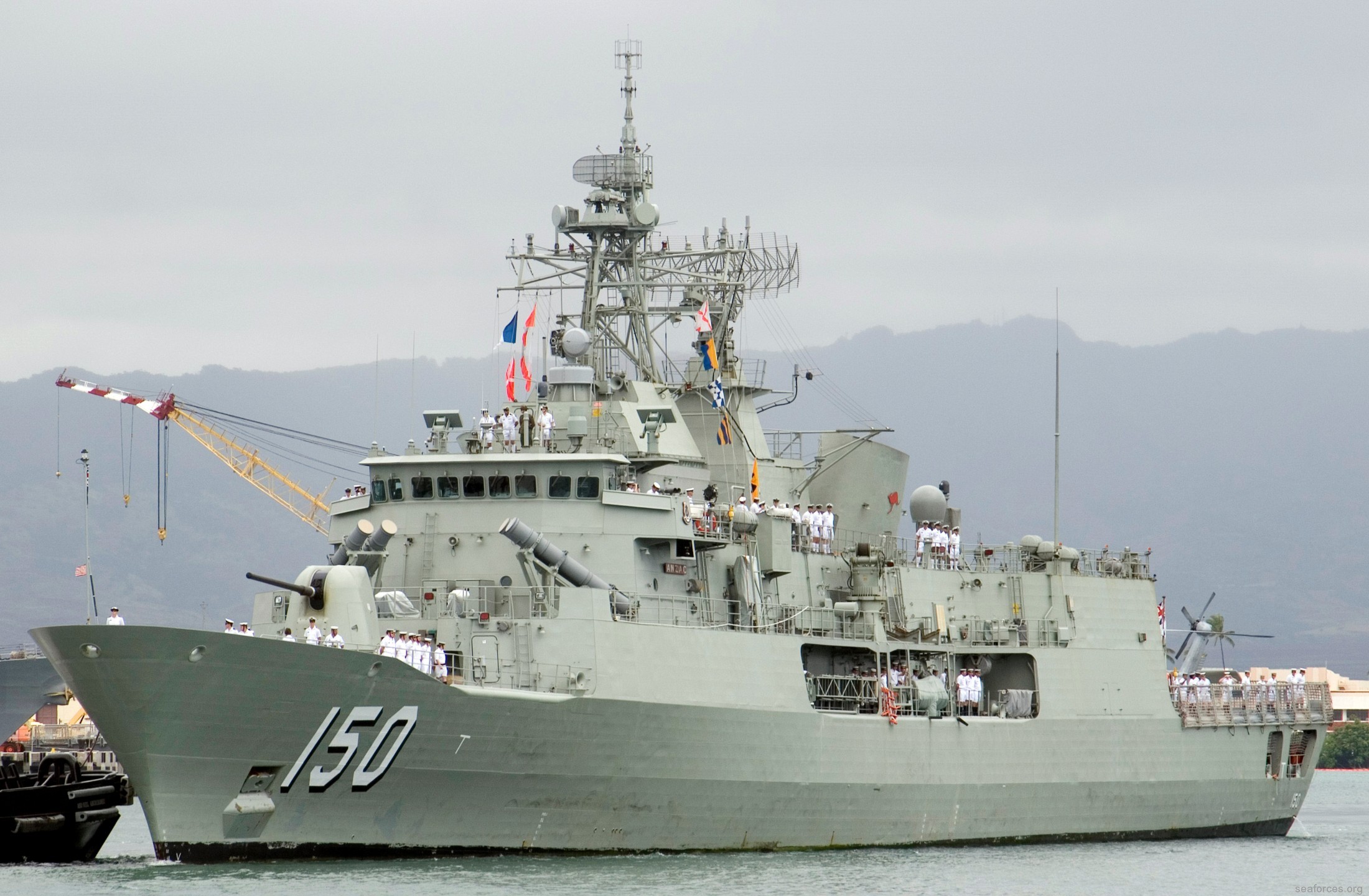 hmas anzac ffh-150 frigate royal australian navy
