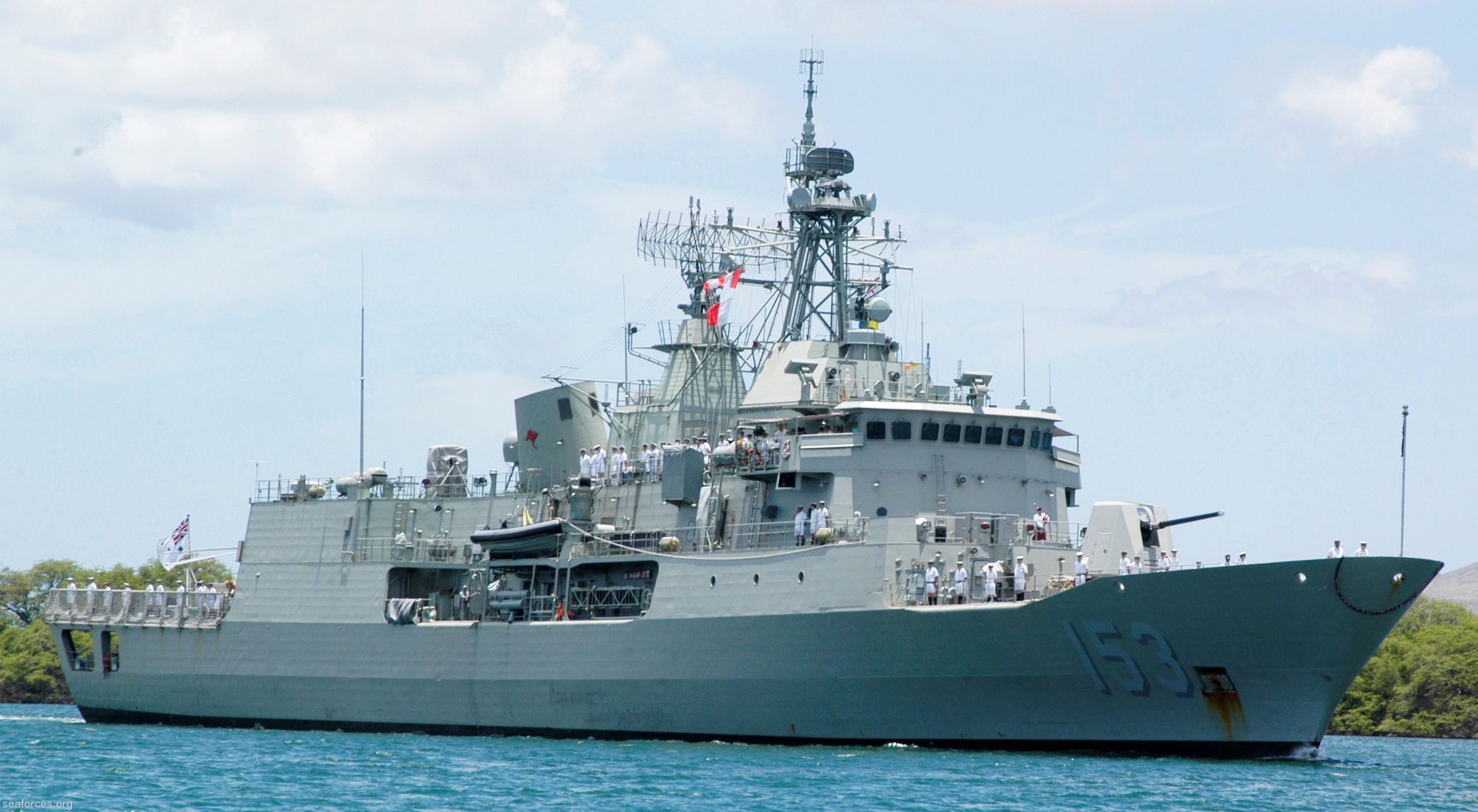 hmas stuart ffh-153 anzac class frigate royal australian navy