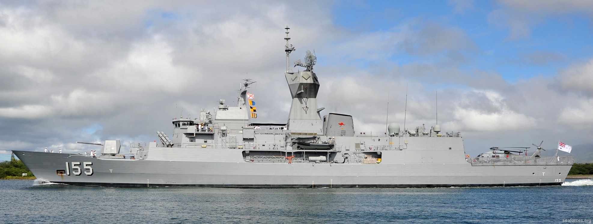 ffh-155 hms ballarat anzac class frigate royal australian navy 2016 20 pearl harbor hawaii