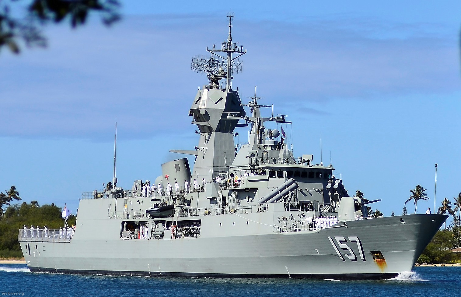 hmas perth ffh-157 anzac class frigate royal australian navy tenix defence