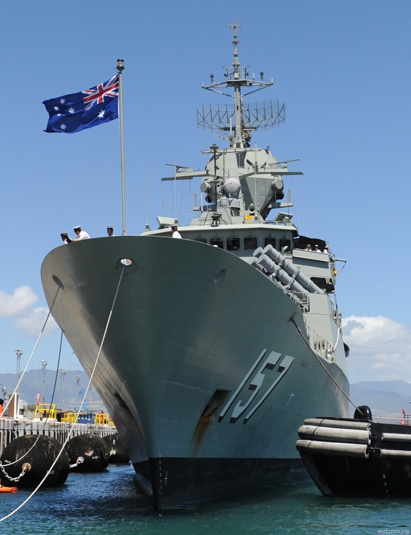 ffh-157 hmas perth anzac class frigate royal australian navy 2013 15 pearl harbor hawaii