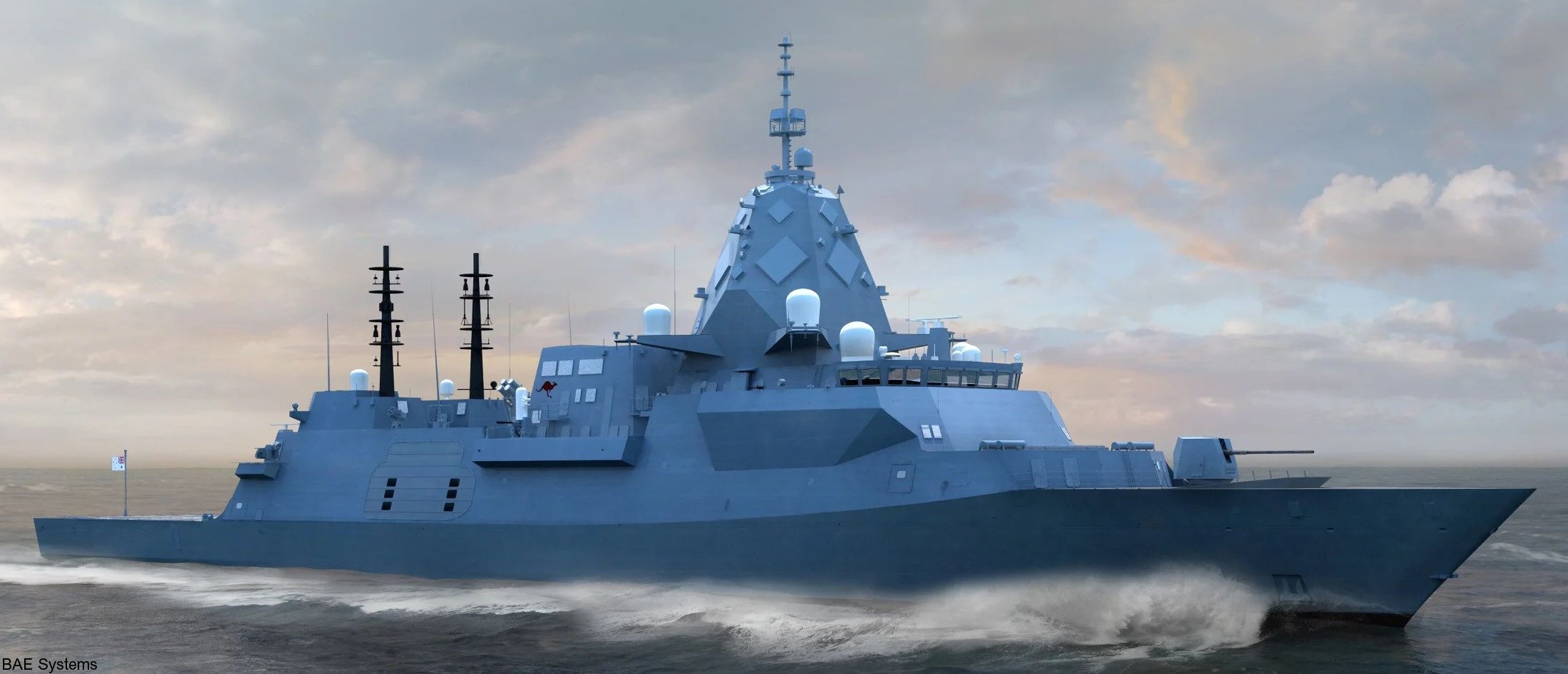 hunter class guided missile frigate ffg royal australian navy aegis hmas flinders tasman 04