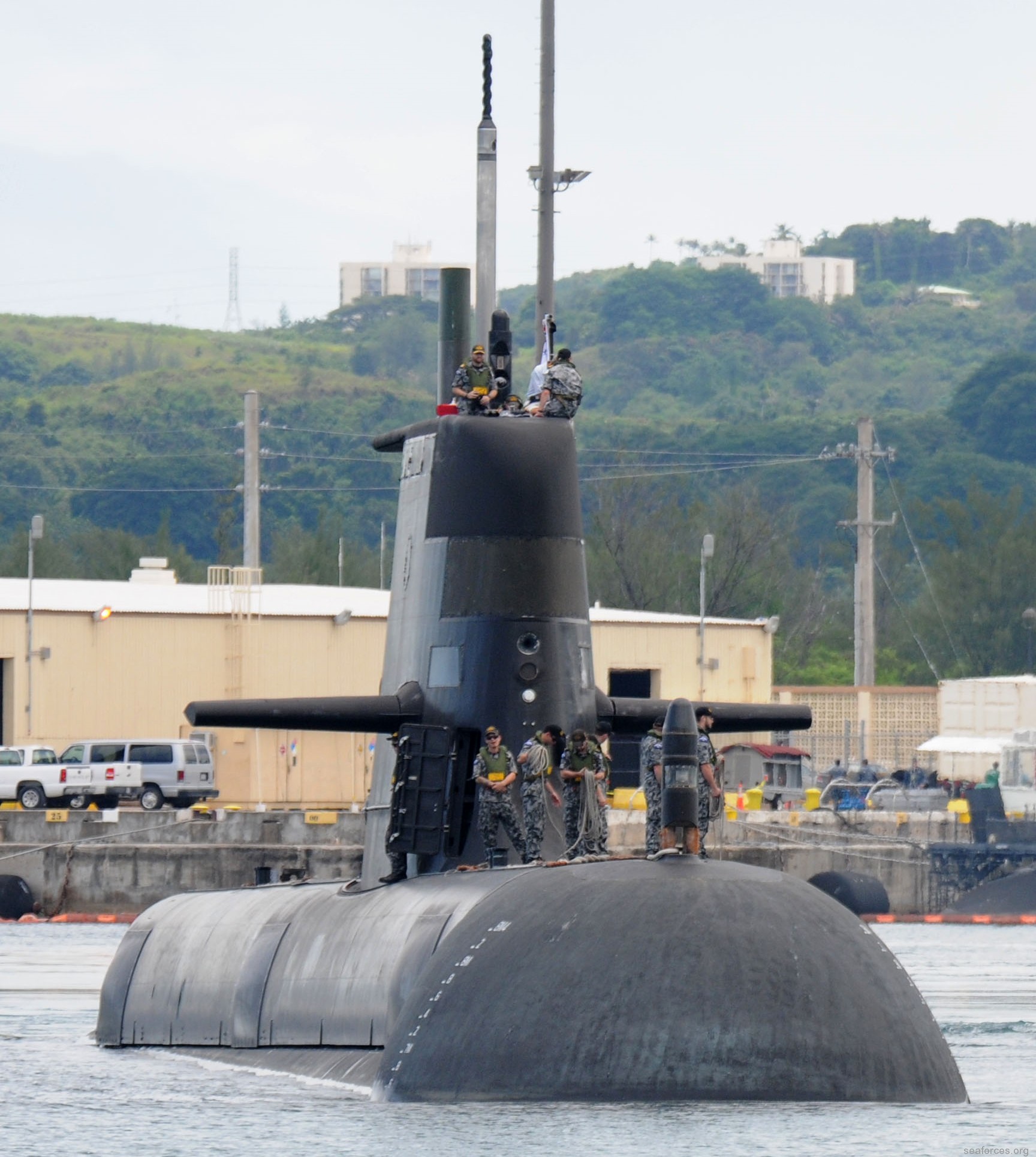 hmas waller ssg-75 collins class attack submarine ssk royal australian navy 04