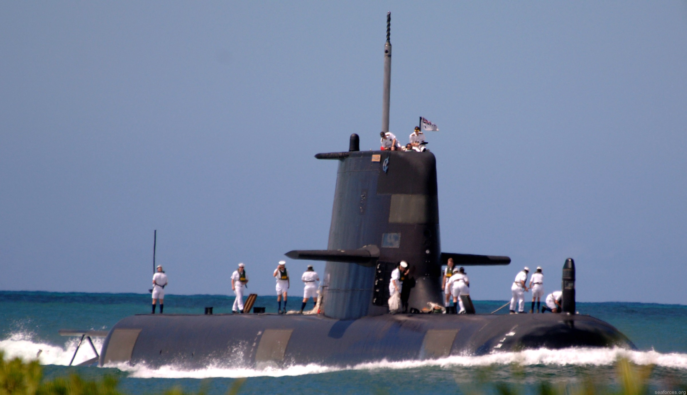 hmas waller ssg-75 collins class attack submarine ssk royal australian navy 06