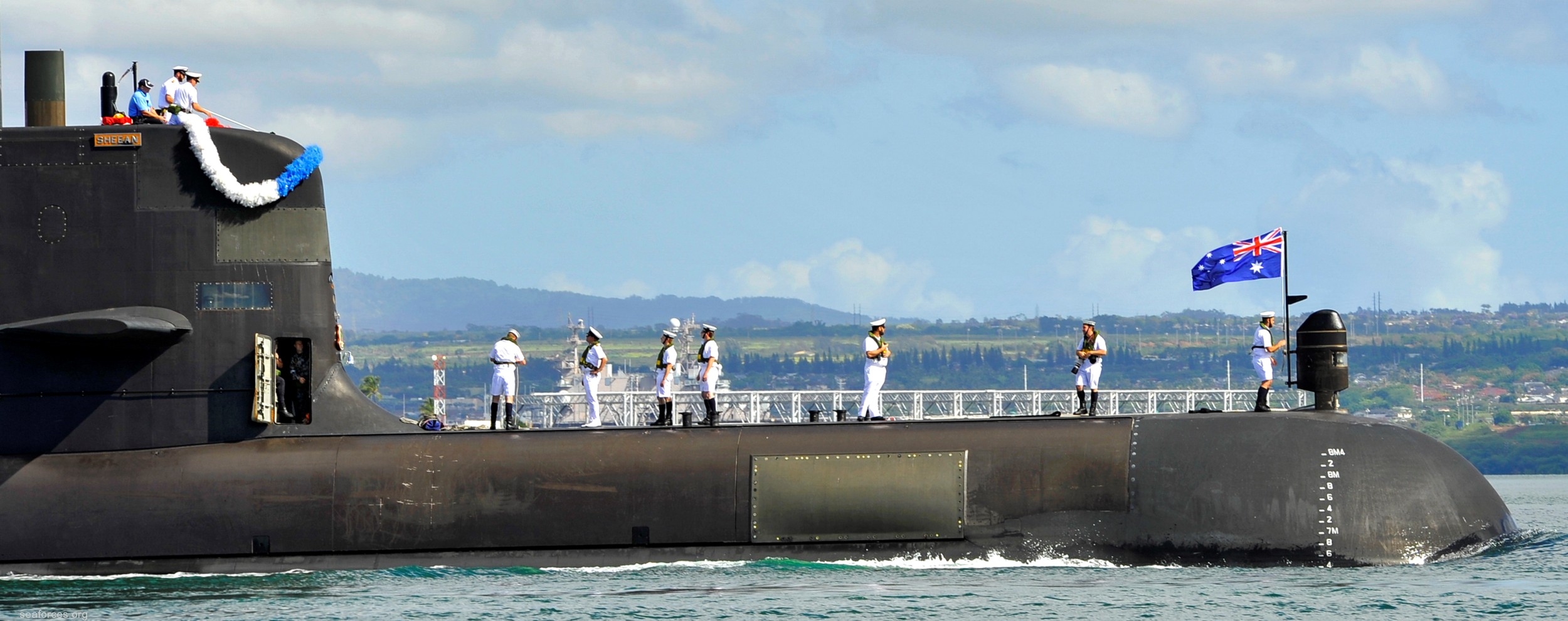 hmas sheean ssg-77 collins class attack submarine ssk royal australian navy 03