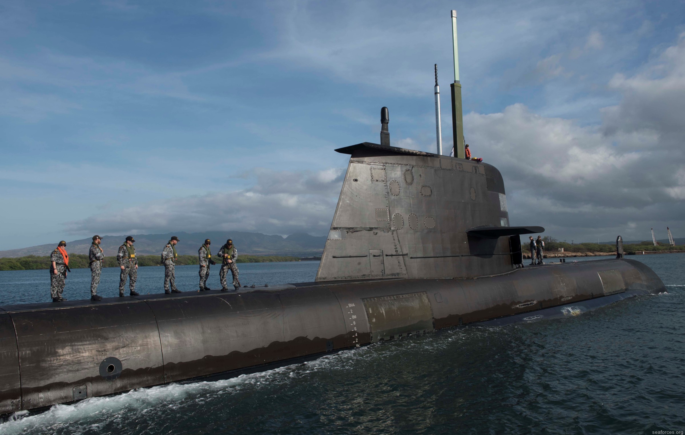 hmas rankin ssg-78 collins class attack submarine ssk royal australian navy 02