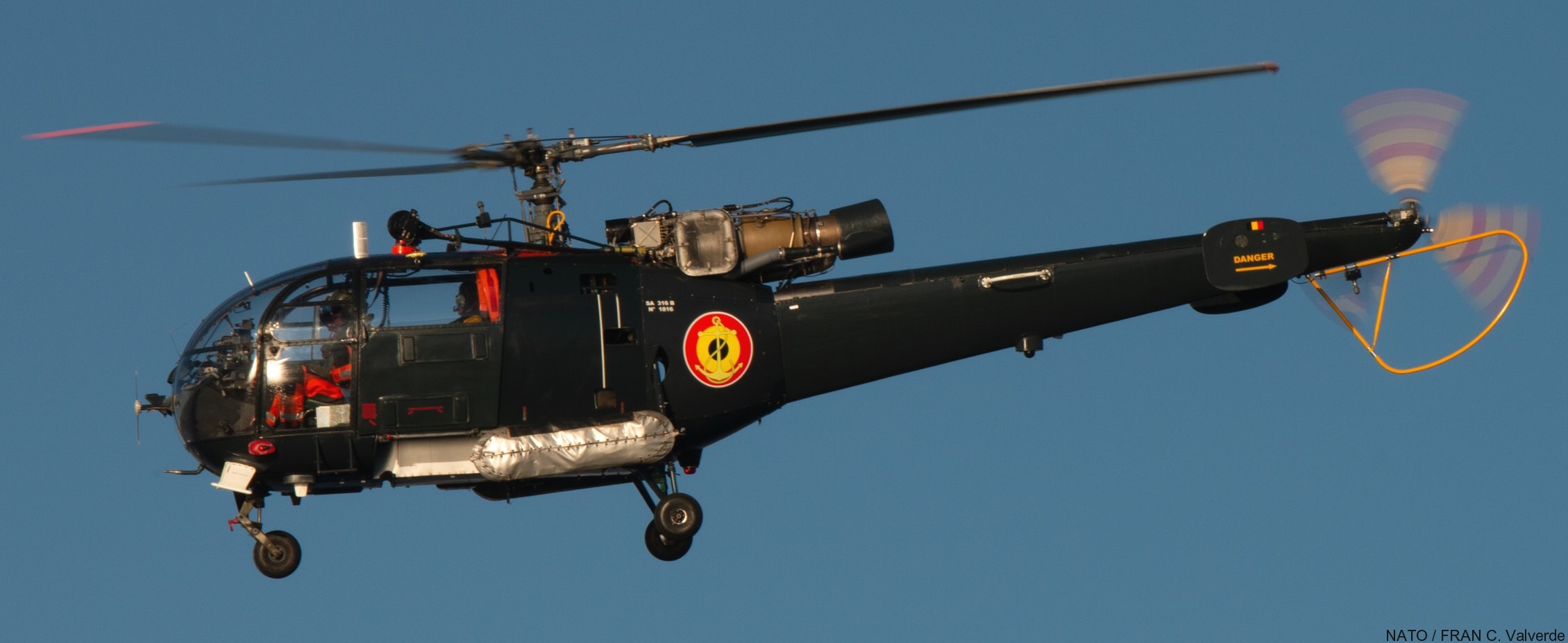 sa-316b alouette iii helicopter belgian armed forces naval component navy 04