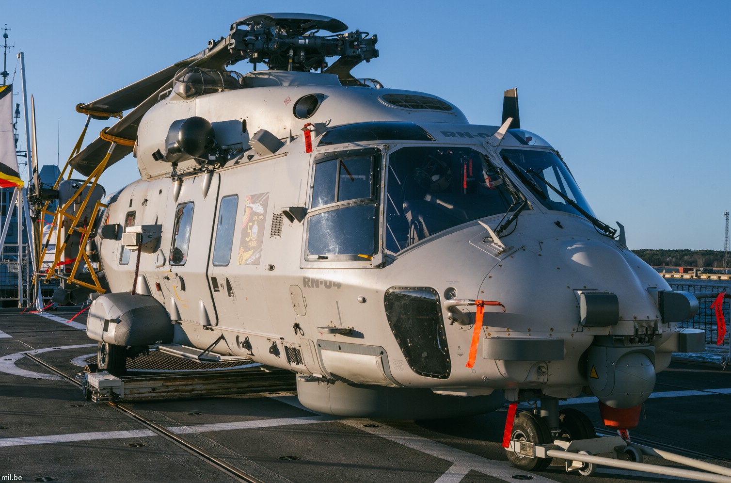 nh90 nfh naval helicopter belgian navy air force frigate 07