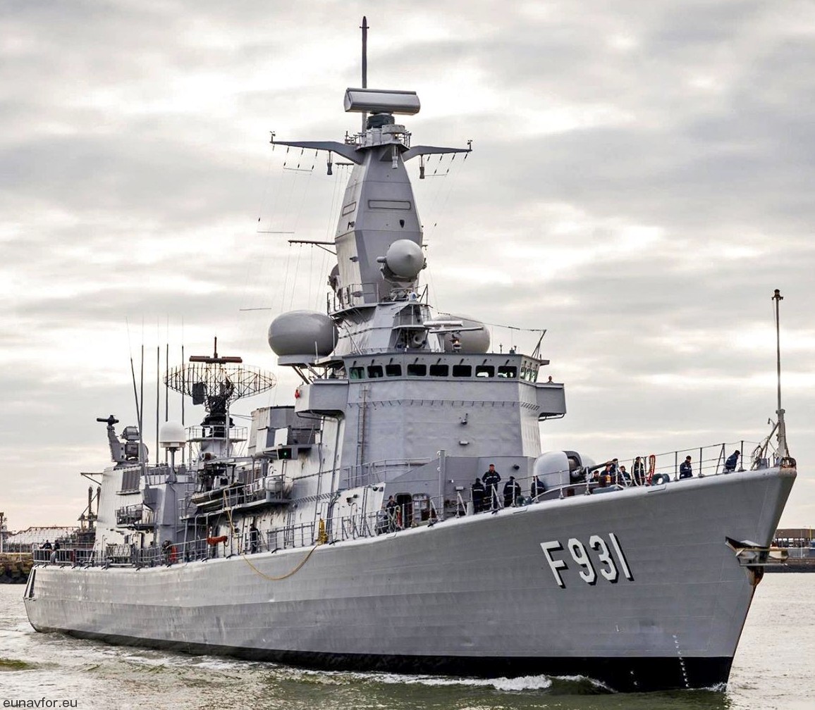 f-931 bns louise marie frigate belgian navy karel doorman class 06 eunavfor