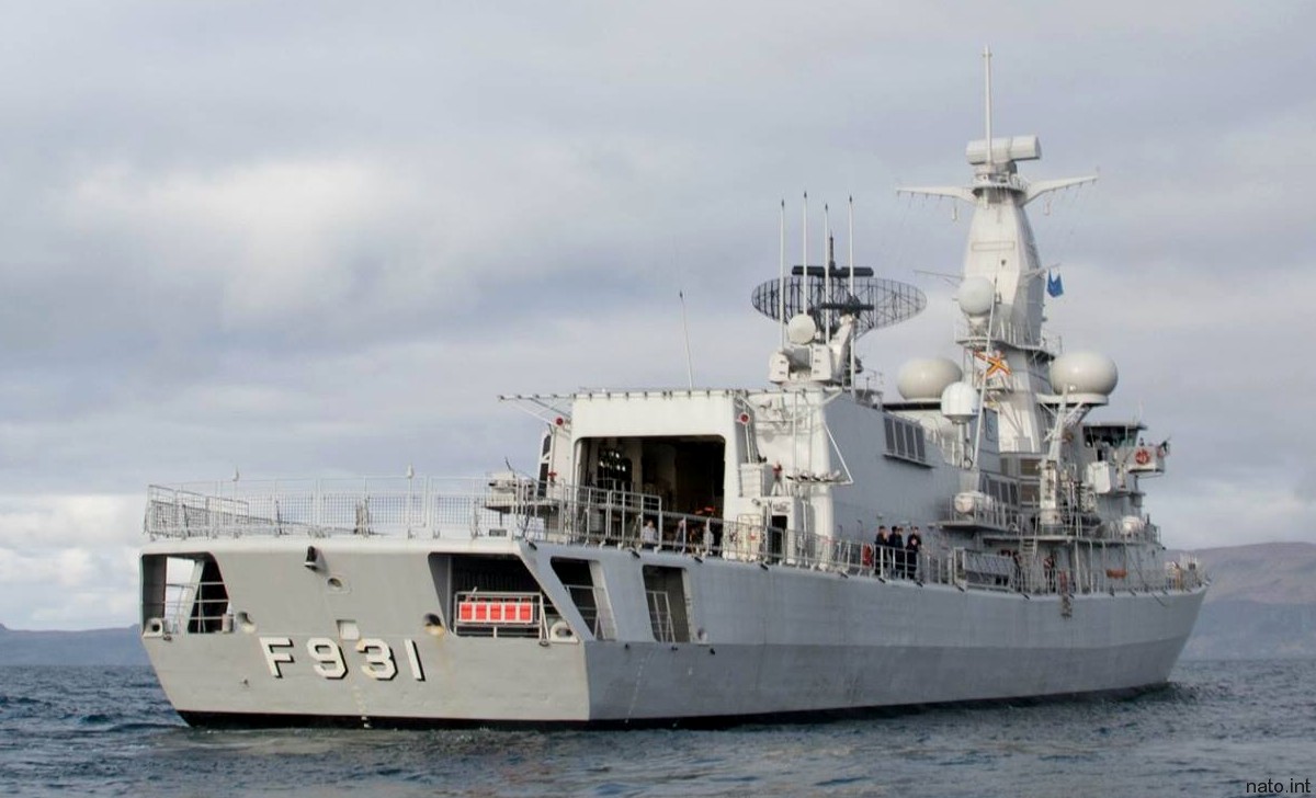 f-931 bns louise marie frigate belgian navy karel doorman class 15 nato snmg