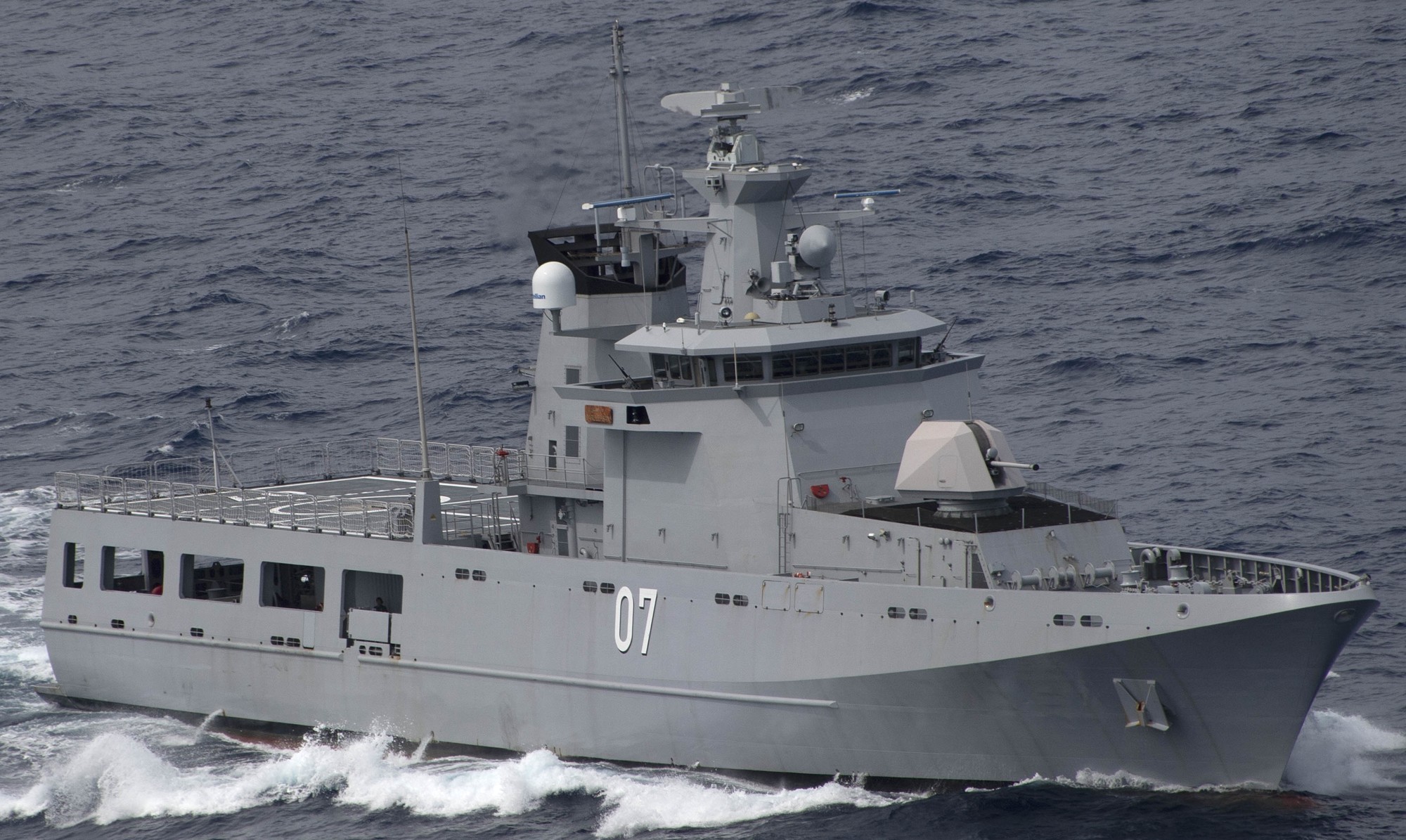 opv 07 kdb darulehsan offshore patrol vessel darussalem class royal brunei navy 07