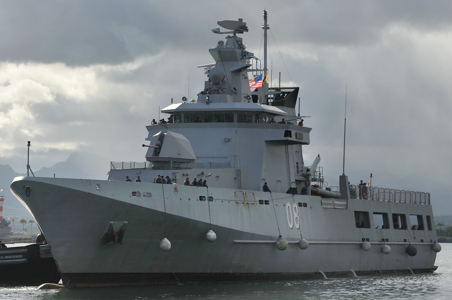 opv 08 kdb darulaman offshore patrol vessel darussalem class royal brunei navy 04