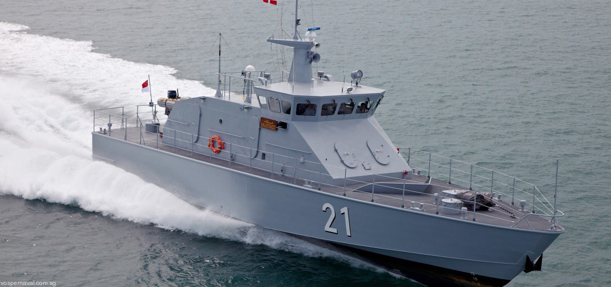 21 kdb mustaed fast interceptor boat royal brunei navy lurssen fib25 vospernaval 04