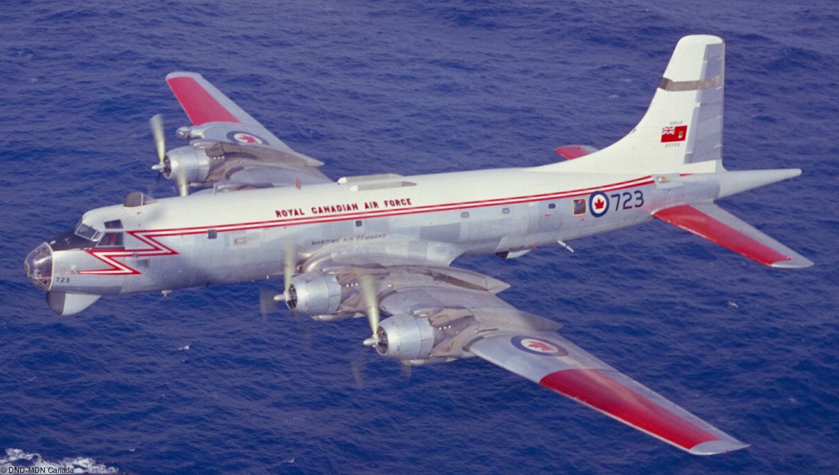 canadair cp-107 argus maritime patrol aircraft royal canadian navy air force armed forces rcaf 03