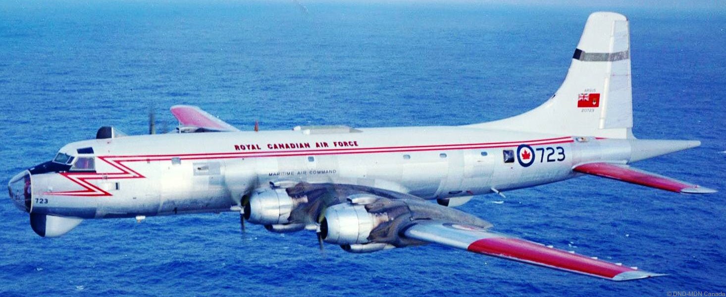 canadair cp-107 argus maritime patrol aircraft royal canadian navy air force armed forces rcaf 14