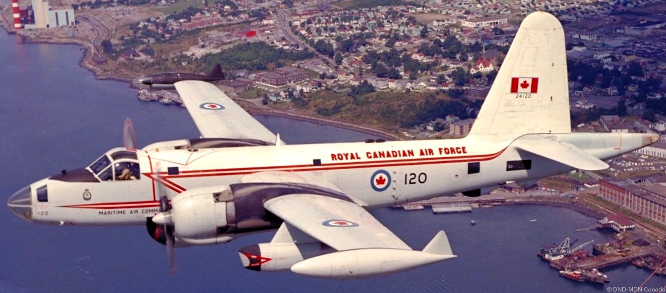lockheed cp-122 neptune maritime patrol aircraft royal canadian air force navy p-2 08x cfb squadron