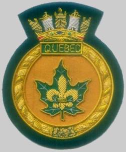 HMCS Quebec C-31 crest insignia patch badge