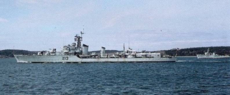 HMCS Nootka R-96 DDE-213 Tribal class destroyer