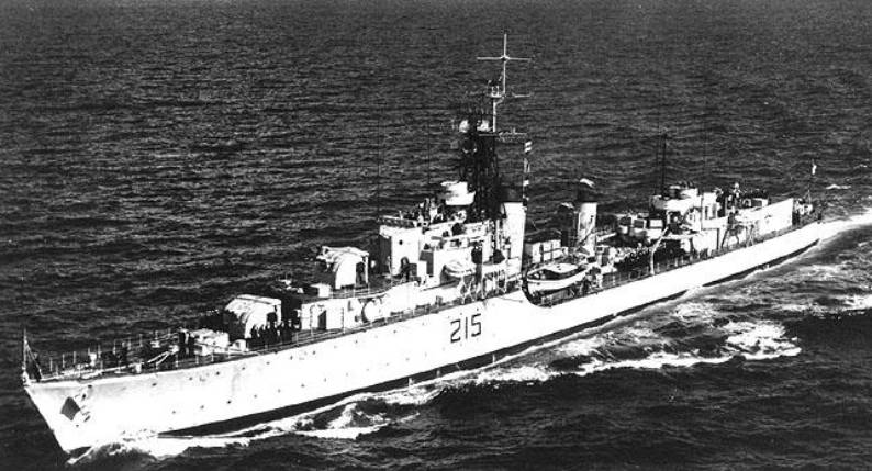 HMCS Haida DDE-215 G-63 Tribal class destroyer Royal Canadian Navy Vickers Armstrong