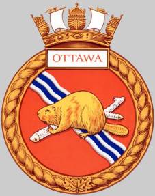 dde ddh 229 hmcs ottawa crest insignia patch badge destroyer royal canadian navy