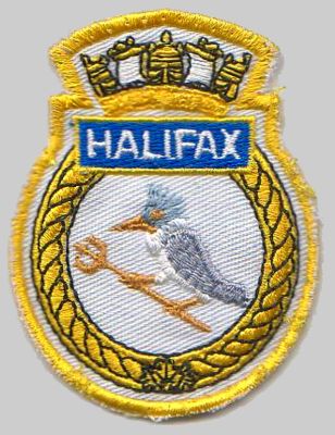 ffh-330 hmcs halifax insignia crest patch badge class helicopter patrol frigate royal canadian navy rcn 05p
