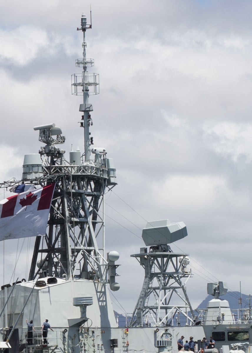 ffh-331 hmcs vancouver halifax class helicopter patrol frigate ncsm royal canadian navy thales smart-s radar 13