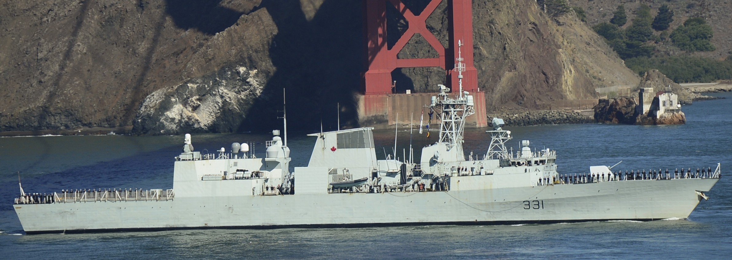 ffh-331 hmcs vancouver halifax class helicopter patrol frigate ncsm royal canadian navy 20 san francisco fleet week