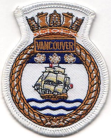 ffh-331 hmcs vancouver insignia crest patch badge halifax class helicopter patrol frigate royal canadian navy 03p