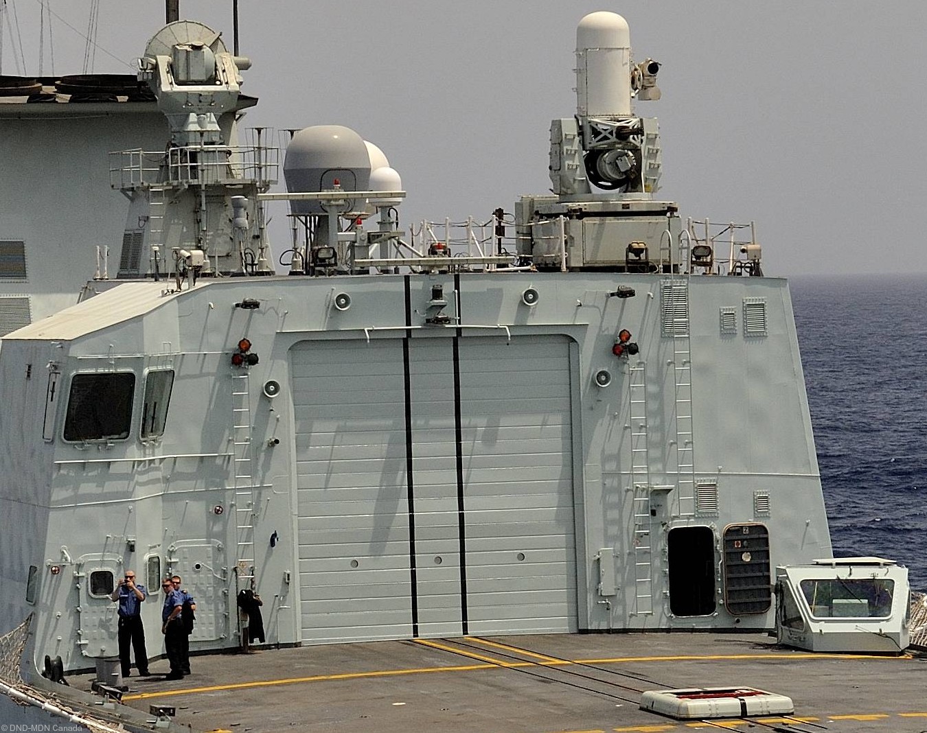 halifax class helicopter patrol frigate royal canadian navy 52c hangar