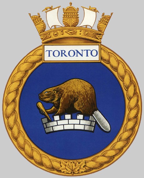 ffh-333 hmcs toronto insignia crest patch badge halifax class helicopter patrol frigate royal canadian navy 03x