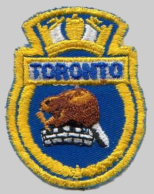 ffh-333 hmcs toronto insignia crest patch badge halifax class helicopter patrol frigate royal canadian navy 02p