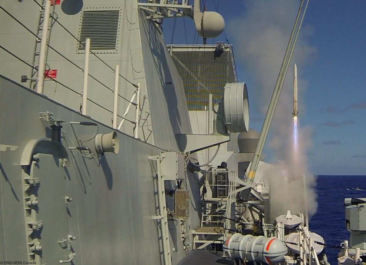 ffh-335 hmcs calgary halifax class helicopter patrol frigate ncsm royal canadian navy 62 rim-162 essm missile sam