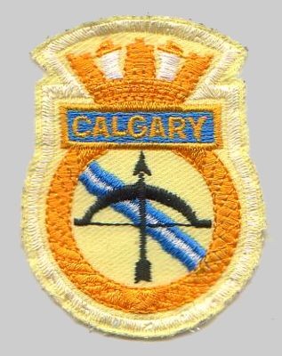 ffh-335 hmcs calgary insignia crest patch badge halifax class helicopter patrol frigate ncsm royal canadian navy 02p