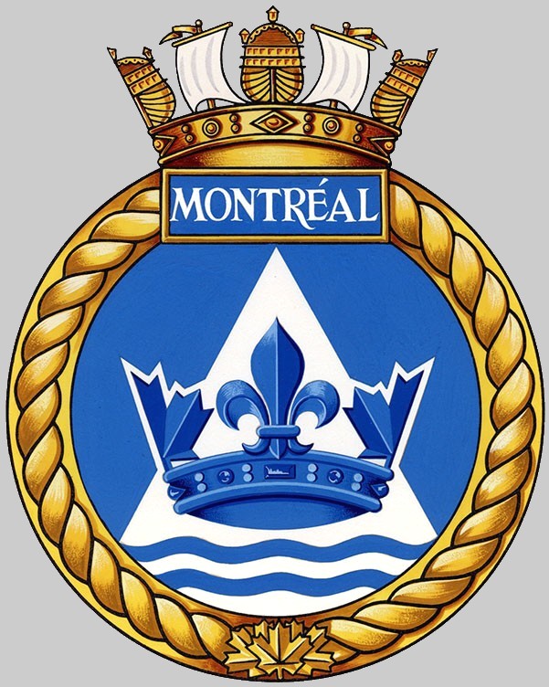 ffh-336 hmcs montreal insignia crest patch badge halifax class helicopter patrol frigate ncsm royal canadian navy 02x