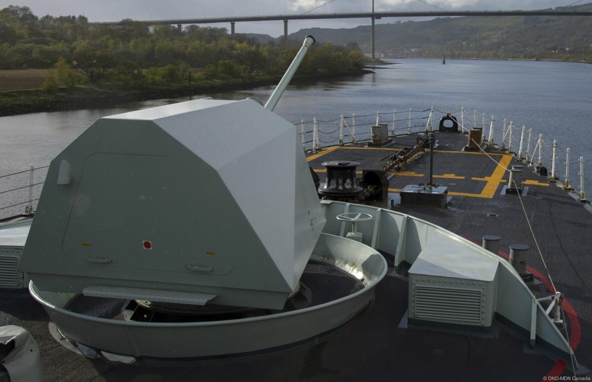 ffh-337 hmcs fredericton halifax class helicopter patrol frigate ncsm royal canadian navy 26 bofors mk.3 57mm gun