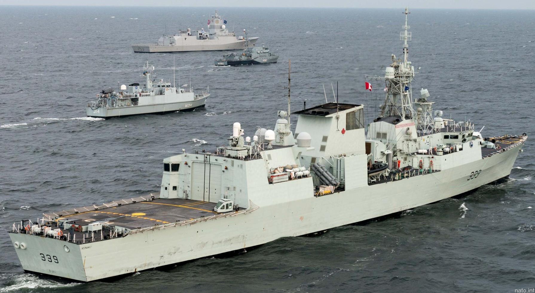 ffh-339 hmcs charlottetown halifax class helicopter patrol frigate ncsm royal canadian navy 30 nato snmg