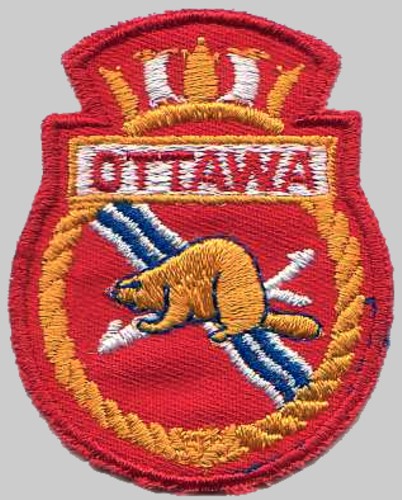 ffh-441 hmcs ottawa insignia crest patch badge halifax class helicopter patrol frigate ncsm royal canadian navy 03p