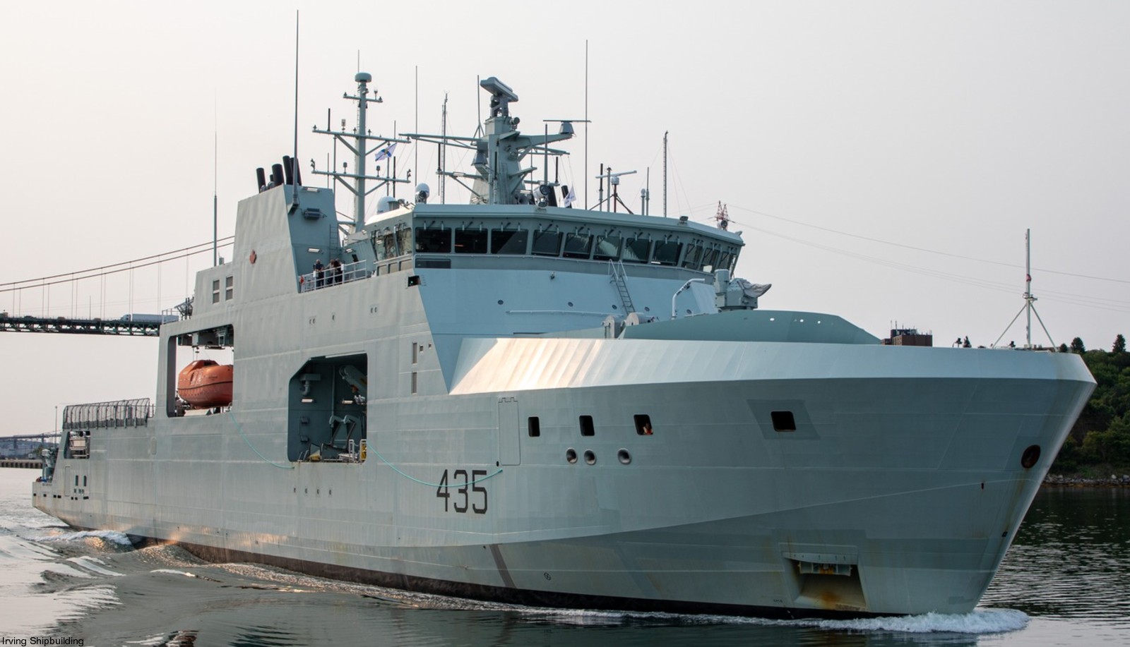aopv-435 hmcs robert hampton gray harry dewolf class arctic offshore patrol vessel ship ncsm irving halifax 11x