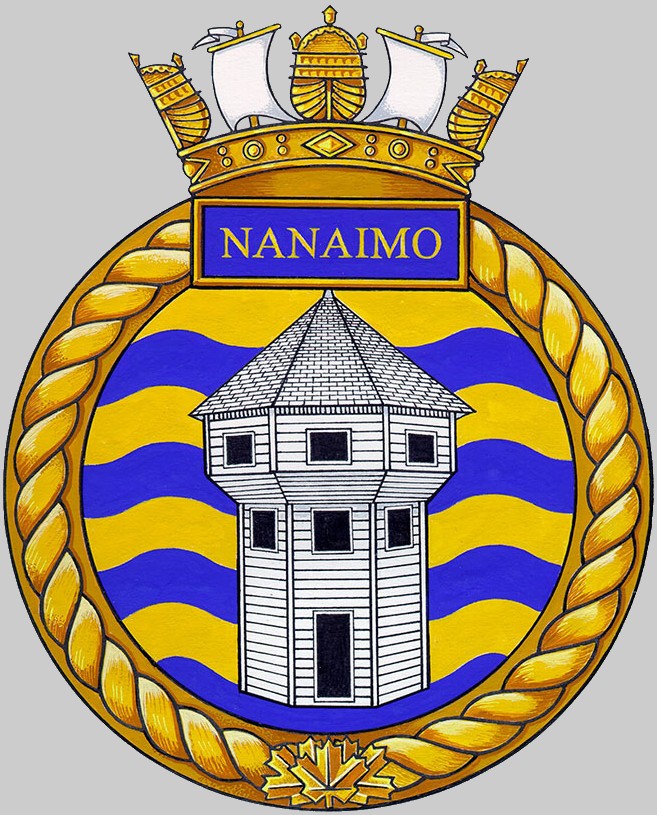 mm-702 hmcs nanaimo insignia crest patch badge kingston class maritime coastal defence vessel mcdv ncsm royal canadian navy 02x